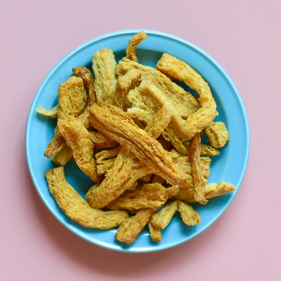 Popular Snack Soy Protein Crisps Classic Truffle Flavor Vegan Snack High Quality Healthy Vegetable Snacks