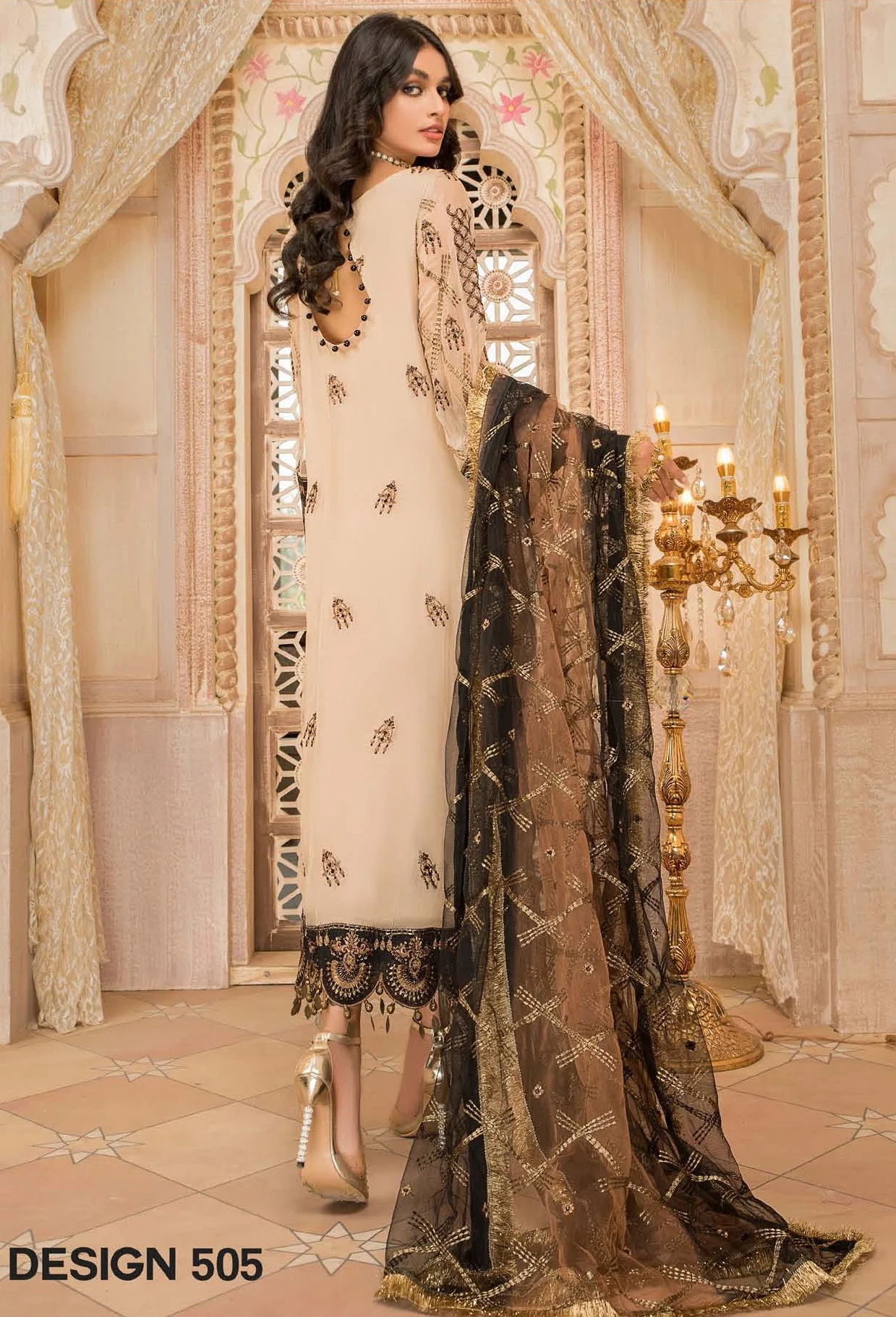 Одежда для вечеринок костюмы шаловар камиз женщин высококачественные Шифоновые вещи с очень тонкой вышивкой