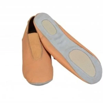 Кожаные гимнастические туфли с резиновыми вставками