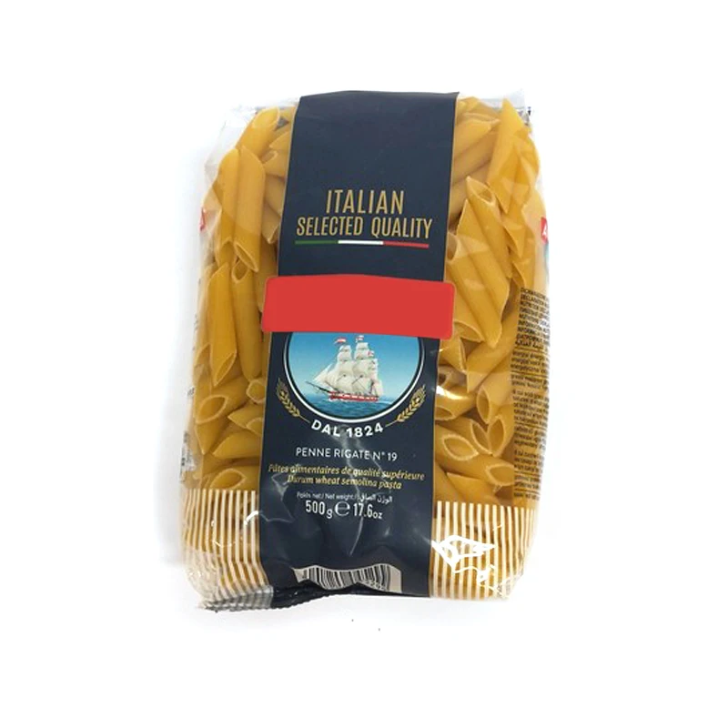 Finest Quality Italian Prime Selection Pasta 500 gr of Italian Short Penne Pasta Best Price for Export