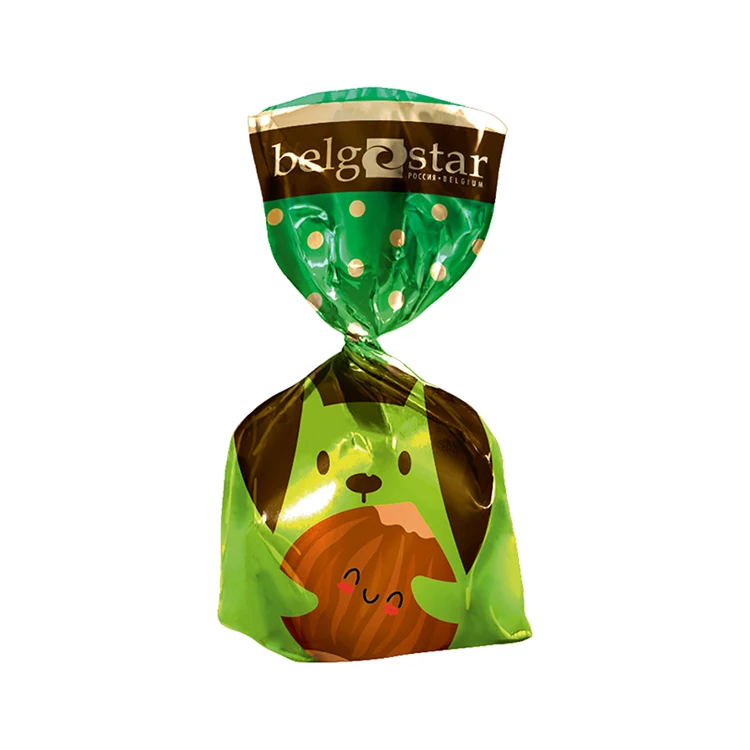 Chocolate quality candies with natural taste of hazelnuts from reliable manufacturer, sweets wholesale