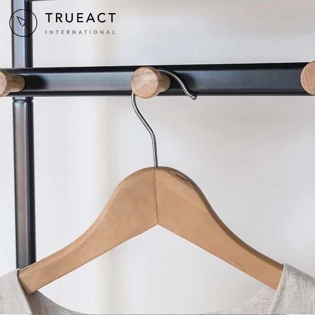 Industrial loft style metal clothes hanger stand