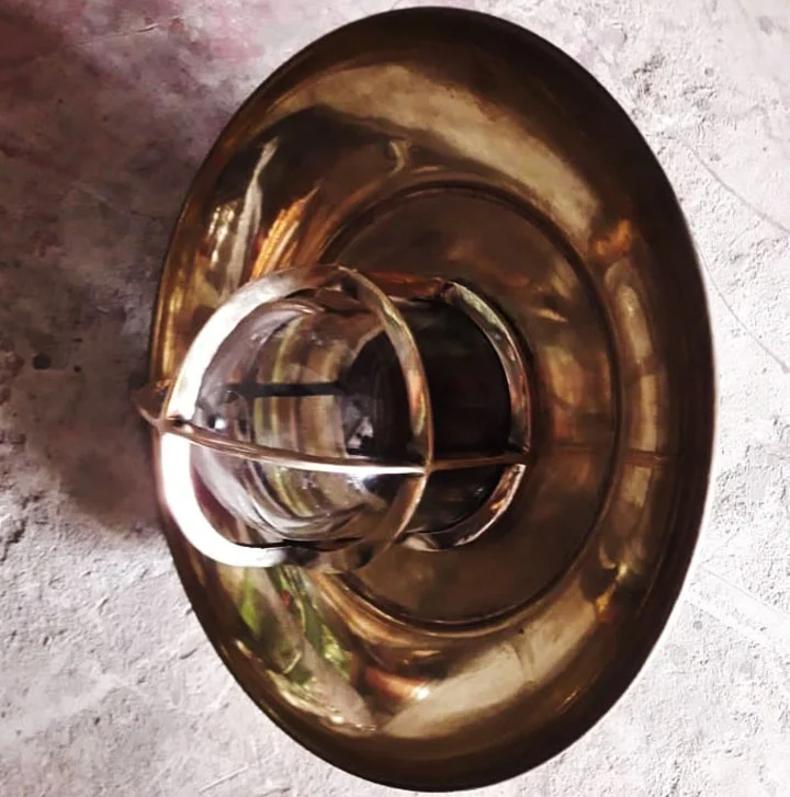Original Brass Marine Passage Pendant Light Marine Antique Brass Passage Way Hanging Light Bangladesh Ship Yard