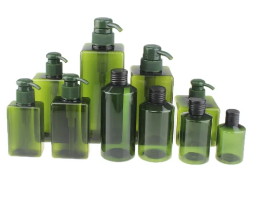 Высококачественная Квадратная бутылка для шампуня с насосом домашних животных пустая пластиковая косметических жидкостей кондиционера боди-мойки