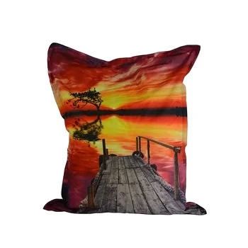 Luckysac Hot Sales Beanbag Chair Printed Modern Fabric Sofa Outdoor Indoor Waterproof Bean Bag