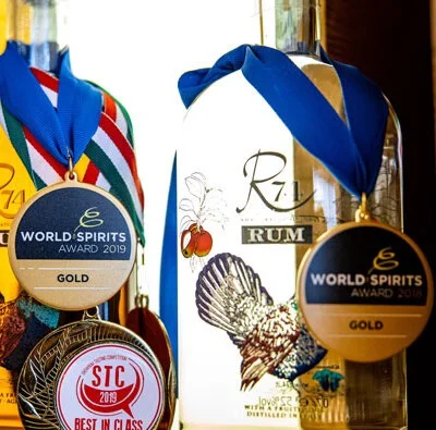 Roner R74 Rum White, Сделано в Италии, R74 Rum White, 52% Том, 700 мл, самая известная в Италии Дистилляция