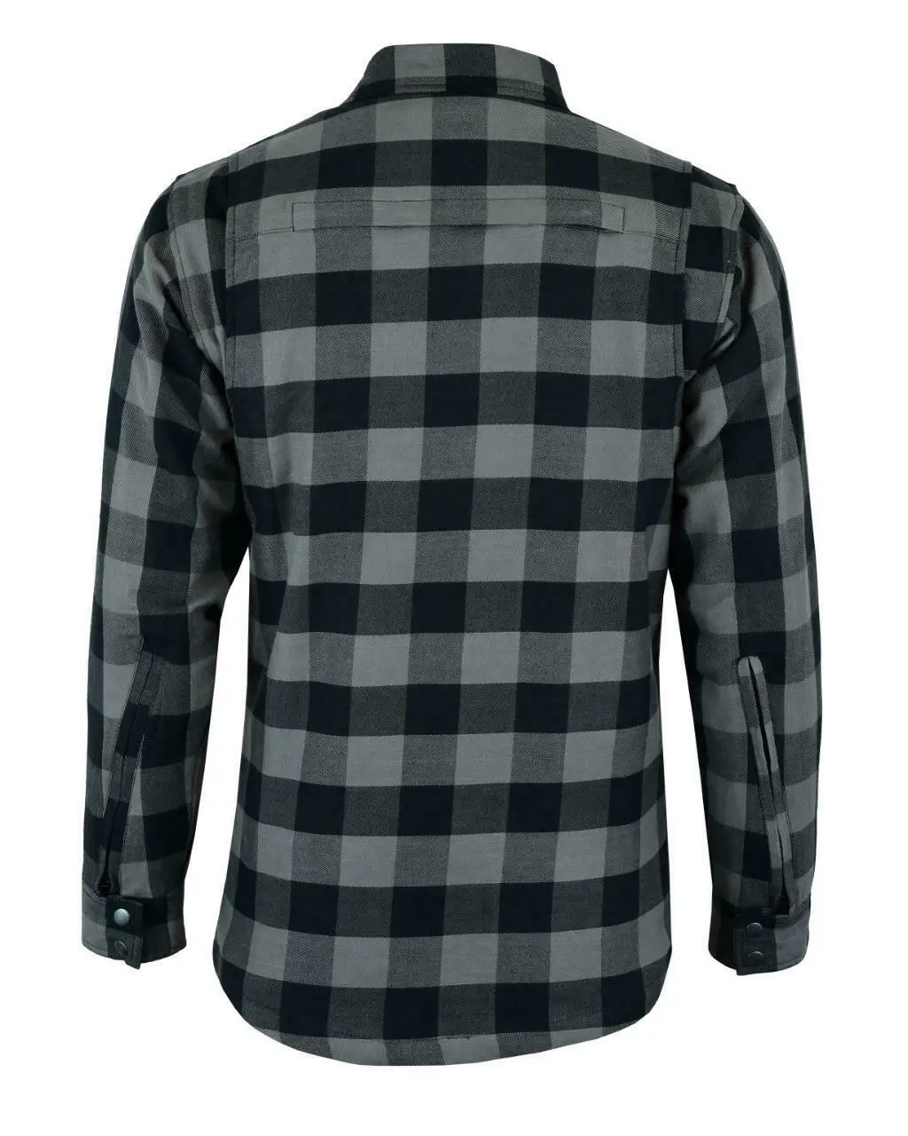 Casual Flannel Shirt For Men Check Plaid  Unisex Causal Shirt CE Armor Back Shoulder Elbow Protector