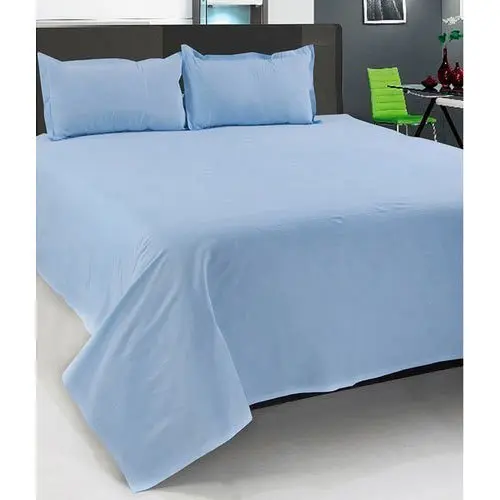 100% Cotton Flat bed sheet 200TC Soft and comfortable Plain Dyed From Pakistan in Low Price