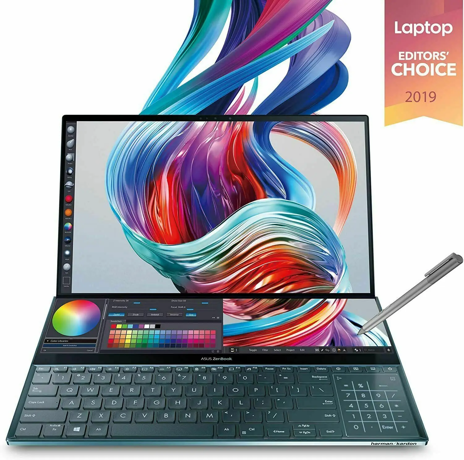 New Sealed for ASUS ZenBook Pro Duo UX581 Laptop 15.6 4K UHD NanoEdge Touch Display Intel Core i9-10980HK 32GB RAM 1TB SSD