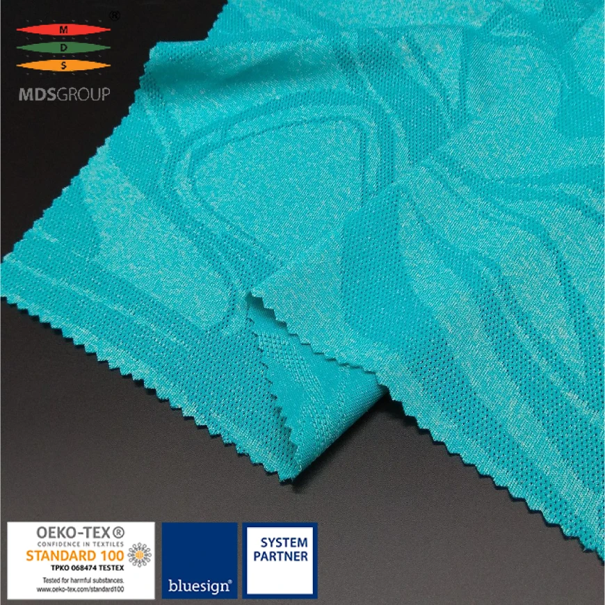 HIGH QUALITY/SPORTSWEAR/LIFE WEAR/T-SHIRT/JERSEY 62%CD POLYESTER 38%POLYESTER CIRCULAR KNIT HYDROPHILIC SPECIAL HEATHER JACQUARD