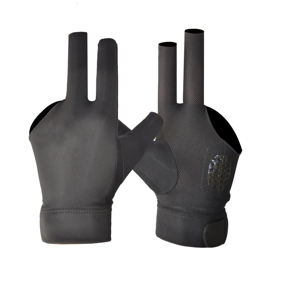 Cheap Factory Elasticity Hot Sale High Quality Manufacturer Open Finger Pooling Snooker Billiards Gloves