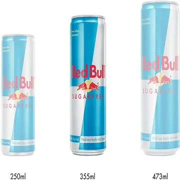 Red Bull Energy Drink Sugar Free 24 Pack 355 ml, Sugar free