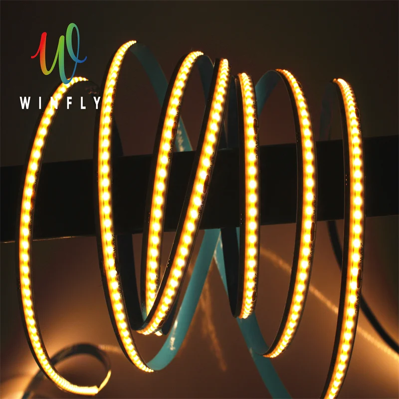 Лидер продаж 2021 Светодиодная лента COB 504 LED гибкая светодиодная высокой плотности 12 В постоянного тока 24 RA90 3000K 4000K 6000K 5 м/лот