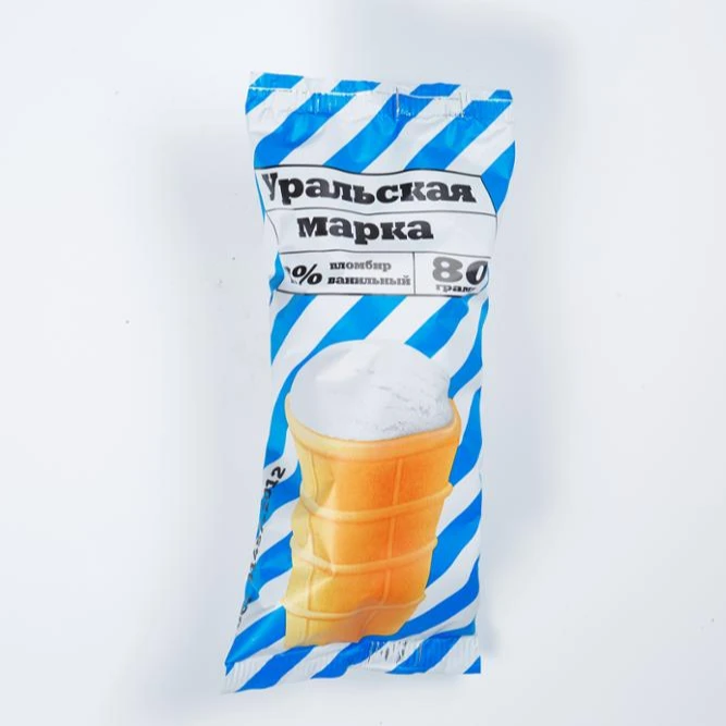 12% ванильное наполнение вафельным конусом