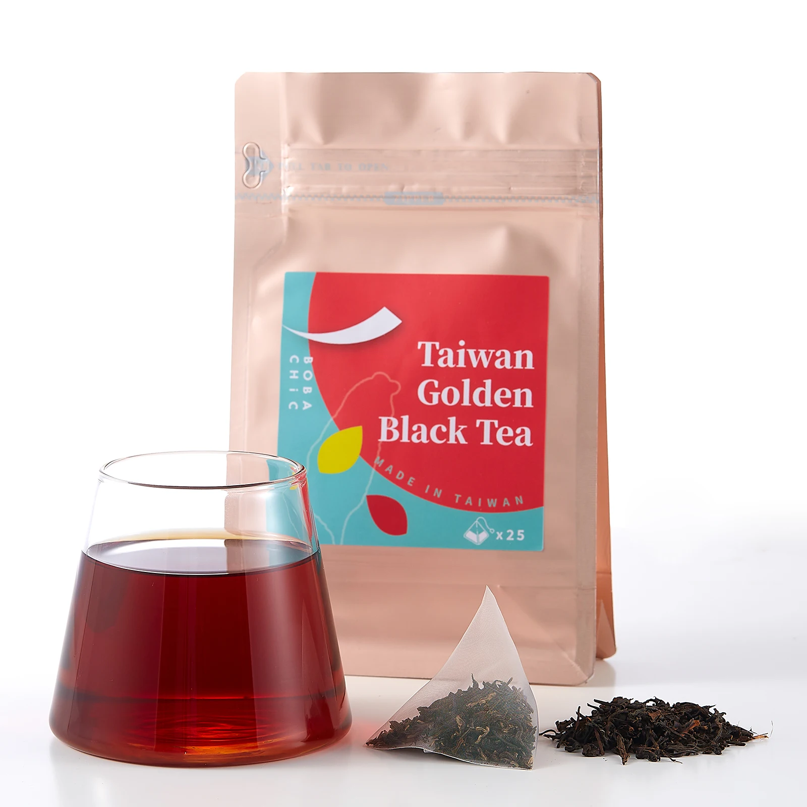 BOBA CHiC Traditional Taiwan Golden Black Tea Bag Wholesale Price 100% MIT