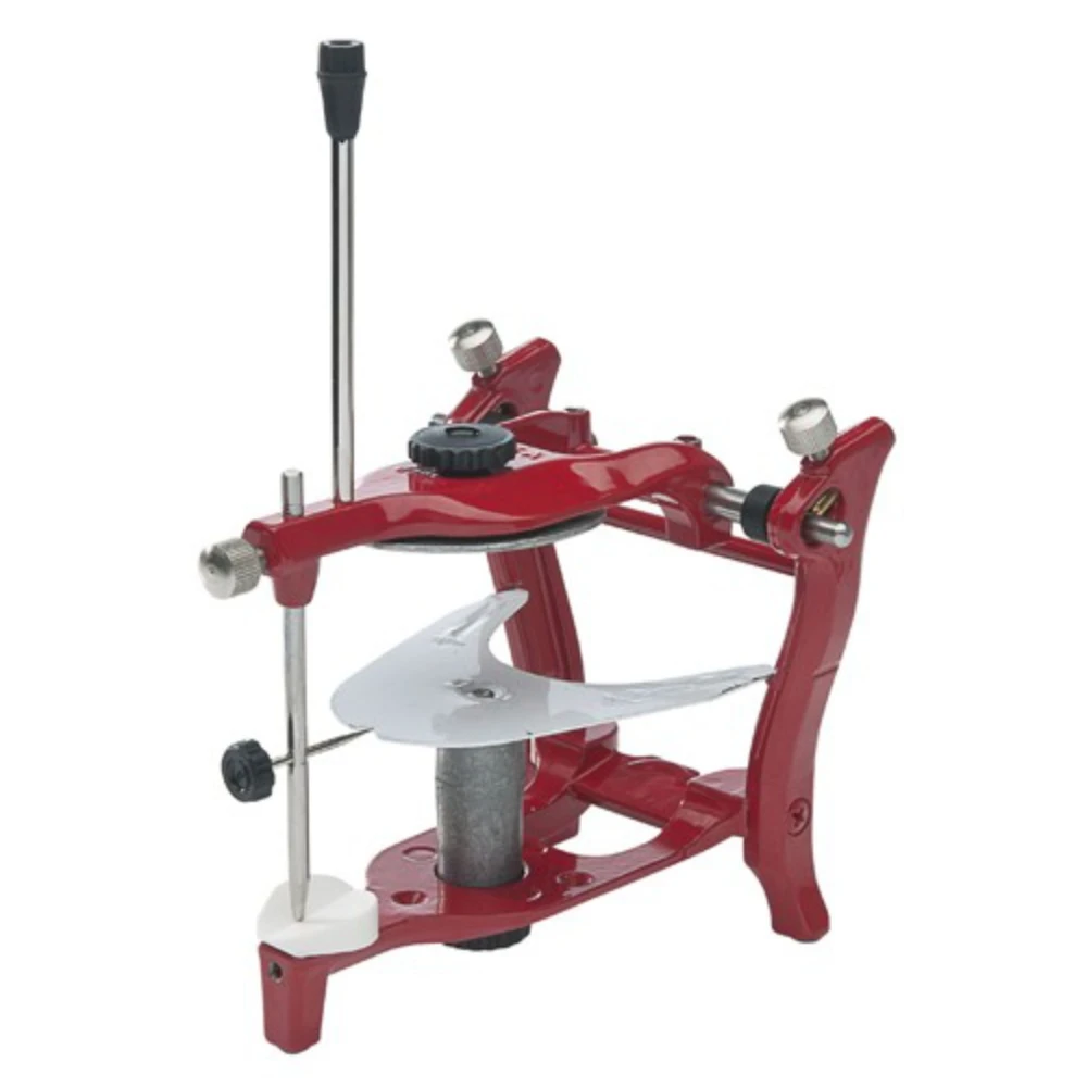 DENTAL LAB ARTICULATOR SEMI ADJUSTABLE ANATOMIC ALUMINUM RED COLOR DENTAL ARTICULATOR LIGHT WEIGHT     MGI-53