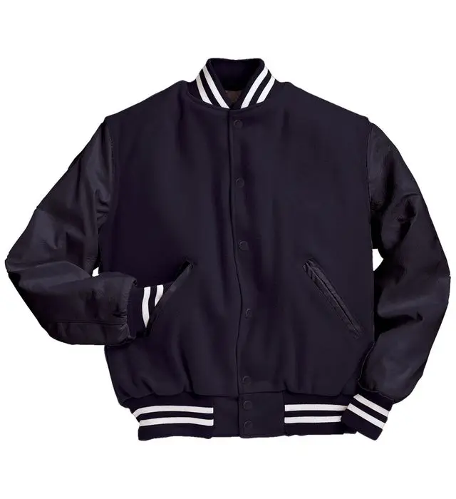 OEM Special Embroidery Custom Varsity Bomber Jacket Baseball Jacket For Men plus size Versity Jacket