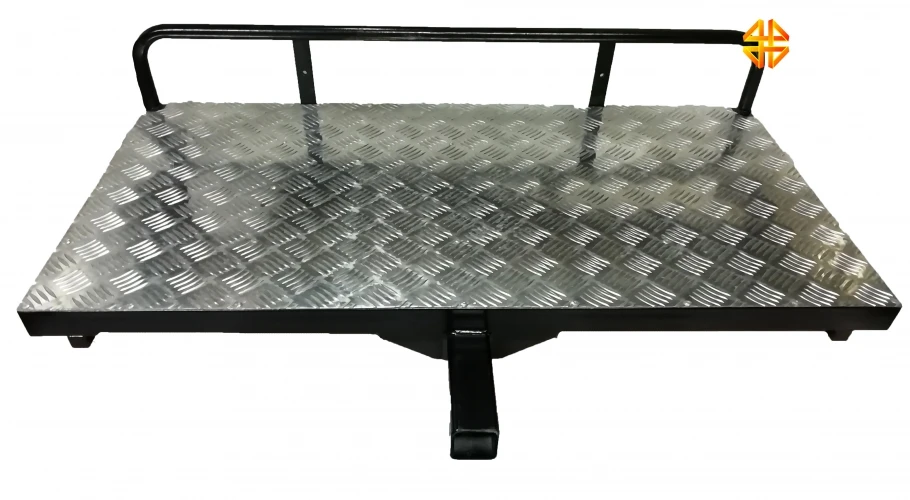 Platform for transporting cargo with attachment to the towbar of a car or ATV equipment PGT_PT.01
