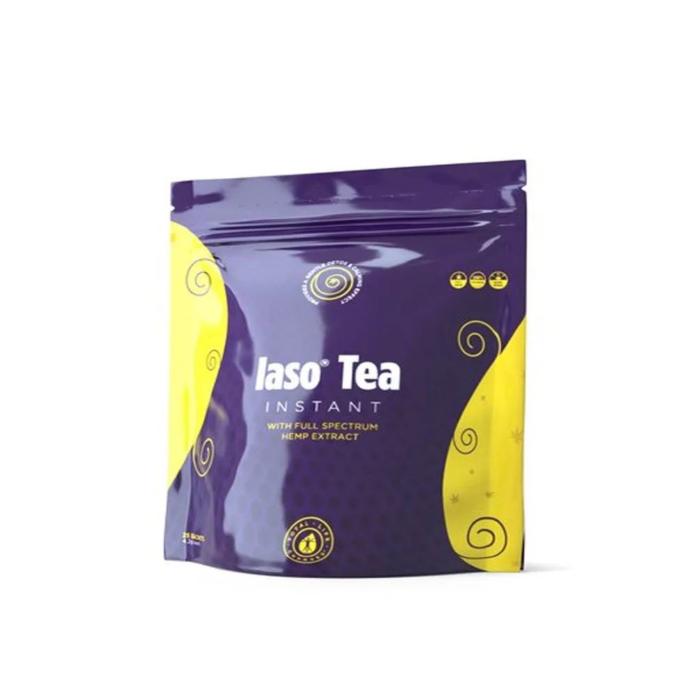 
Total Life Changes LEMON Iaso Tea Instant with Hemp Extract 25 Sachets Slimming Tea Natural Herbs for Adults Organic,herbal 
