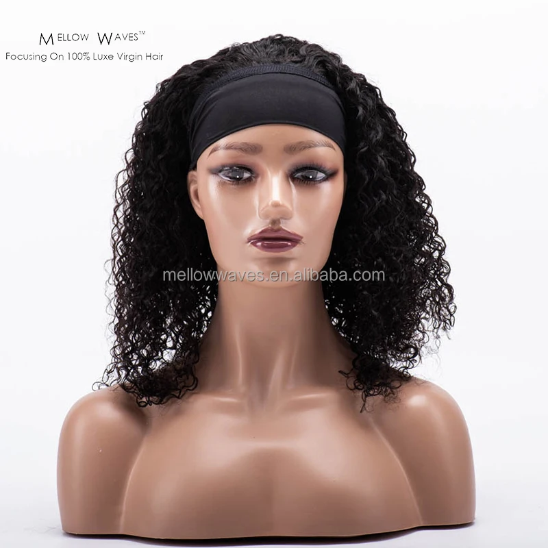 
Mellow Wave Human Hair Wigs Afor Kinky Curly Human Hair Wigs Natural Color Brazilian Virgin Human Hair Wigs 