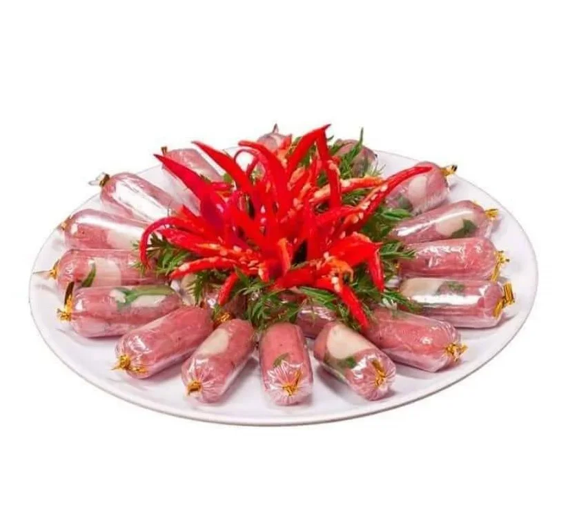  Fermented / Cured pork/ Lai Vung fermented pork roll/ NEM CHUA