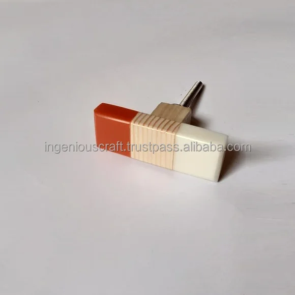 
Customized 2021 Tricolor resin furniture Handles Drawers Knobs Resin Natural Dresser Knob 