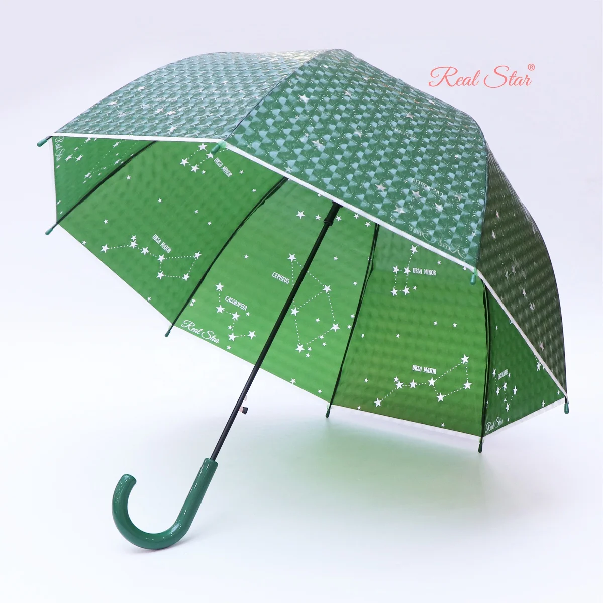 Прозрачный зонт RST real star POE/EVA /PVC/пластиковый прозрачный в полоску небольшой минимальный заказ бесплатный образец
