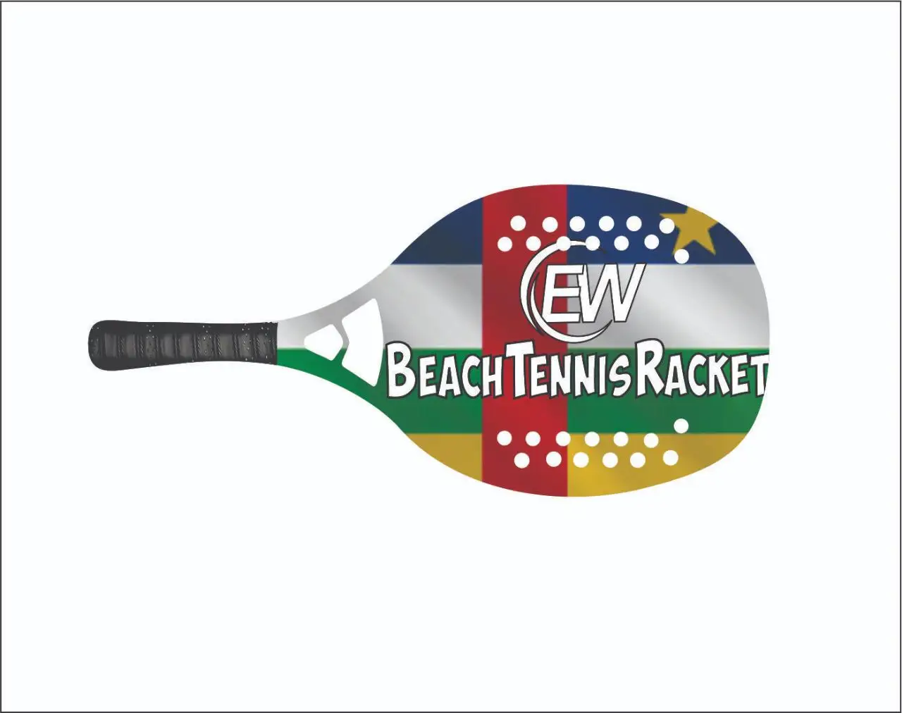 Beach Tennis Rackets Custom Carbon glass Beach Paddle/Padel Racket with your logos and color combinations