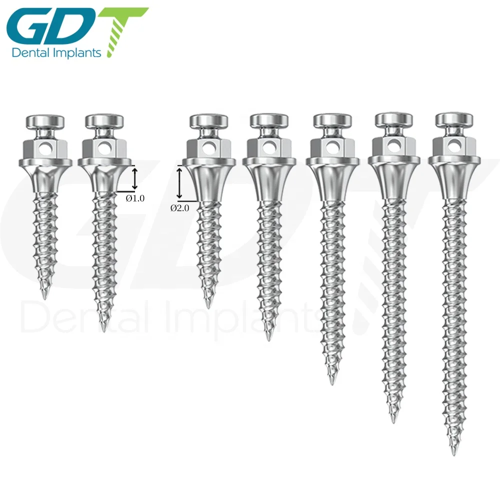 Dental Orthodontic Micro Implant Screw Temporary Anchorage Device , GDT Brand