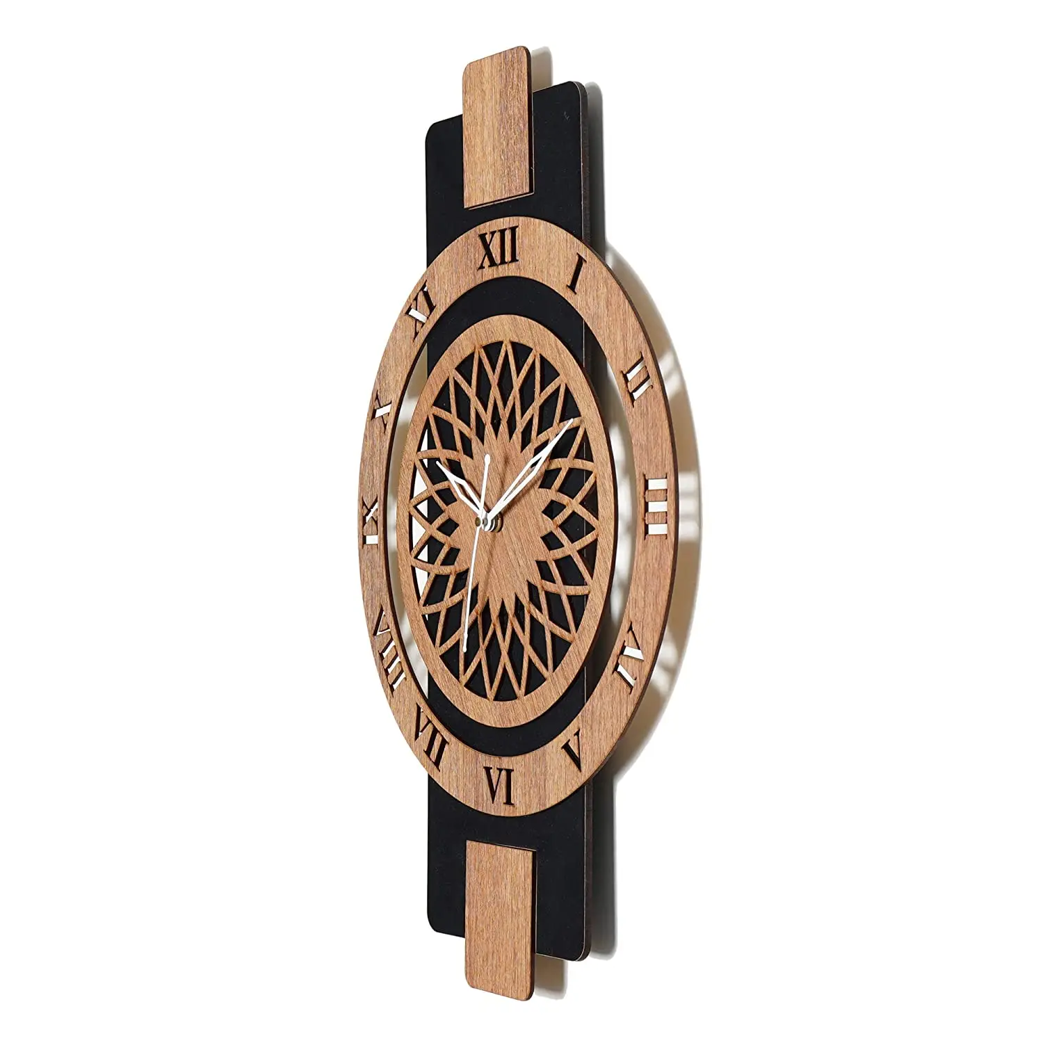 Стильные настенные часы для интерьера Современные Простые креативные декоративные деревянные дома офиса гостиной