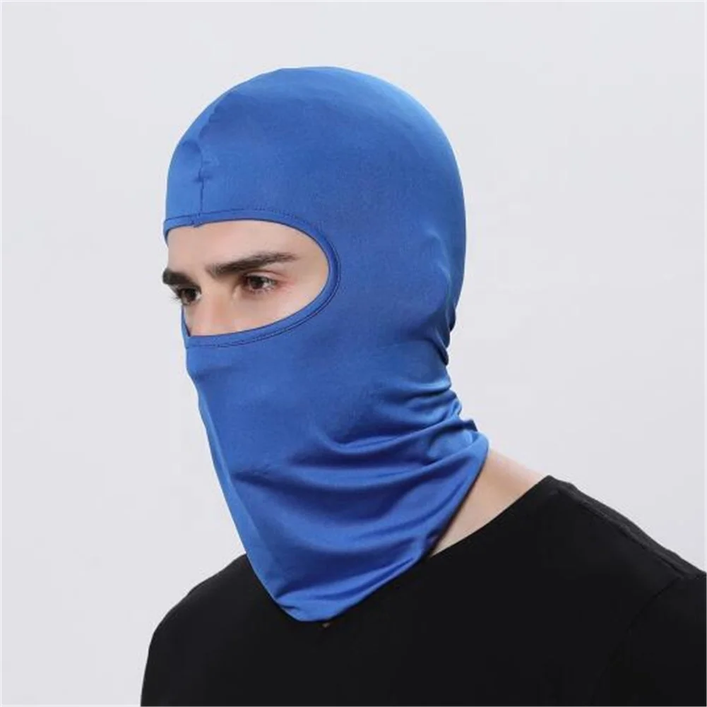high quality solid color Cycling Polyester Balaclava Full Face ski Mask Outdoor Motorcycle Ski Balaclava mask