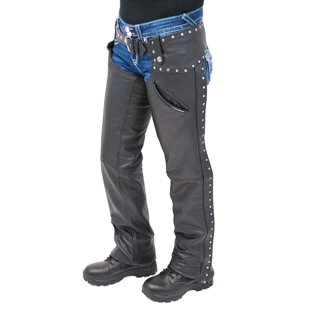 Horse racing leather chaps wholesale leather chaps