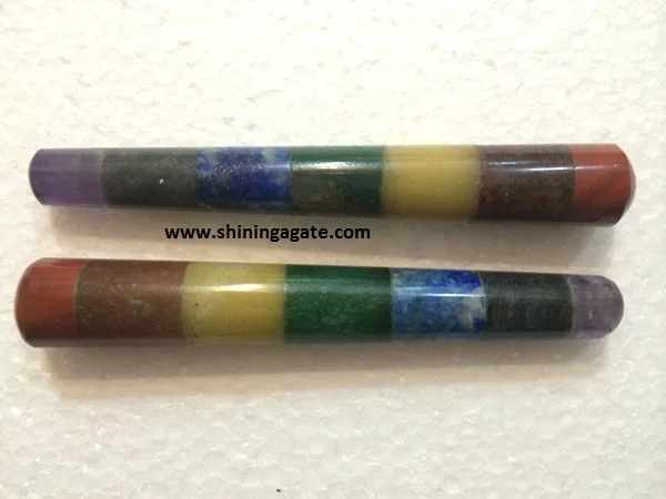 Тигровый глаз 16 граненых драгоценных камней массажная палочка натуральный камень лечебные массажные палочки оптовая продажа от производителя