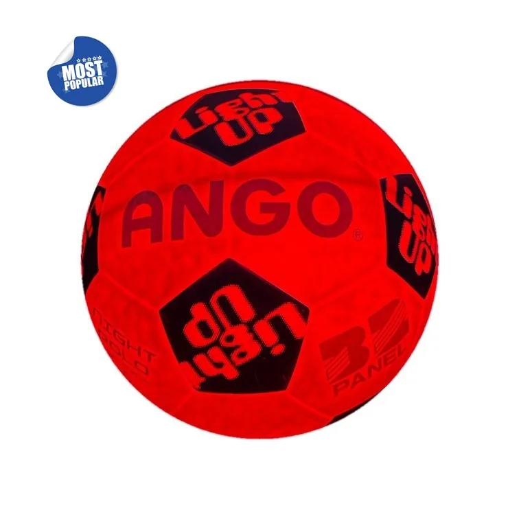 Rubber Two LED Lights LED Soccer For Night