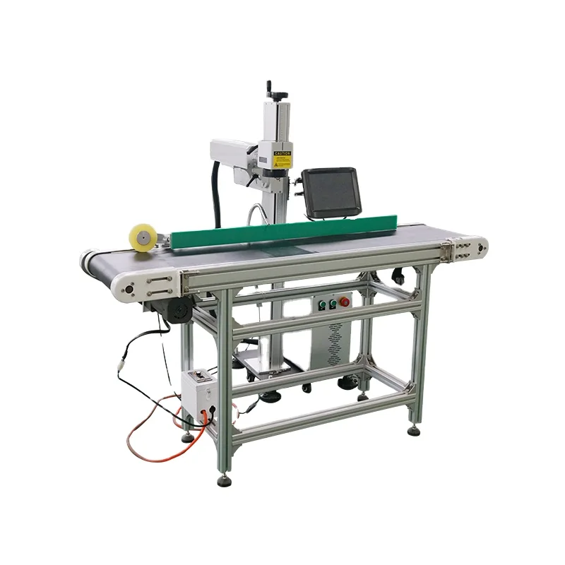 Fly laser metal marking machine price list with software ezcad