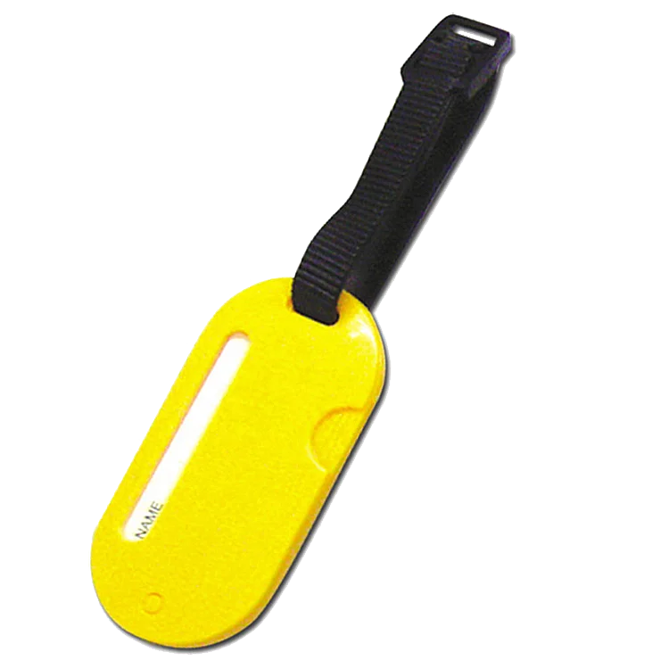 Volume Supply Excellent Quality Plastic Luggage Tag With Pvc Strap For Traveller