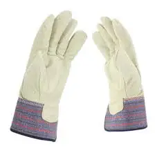 
working gloves for humans safety for work safely cow spilt leather Competitive price full palm 