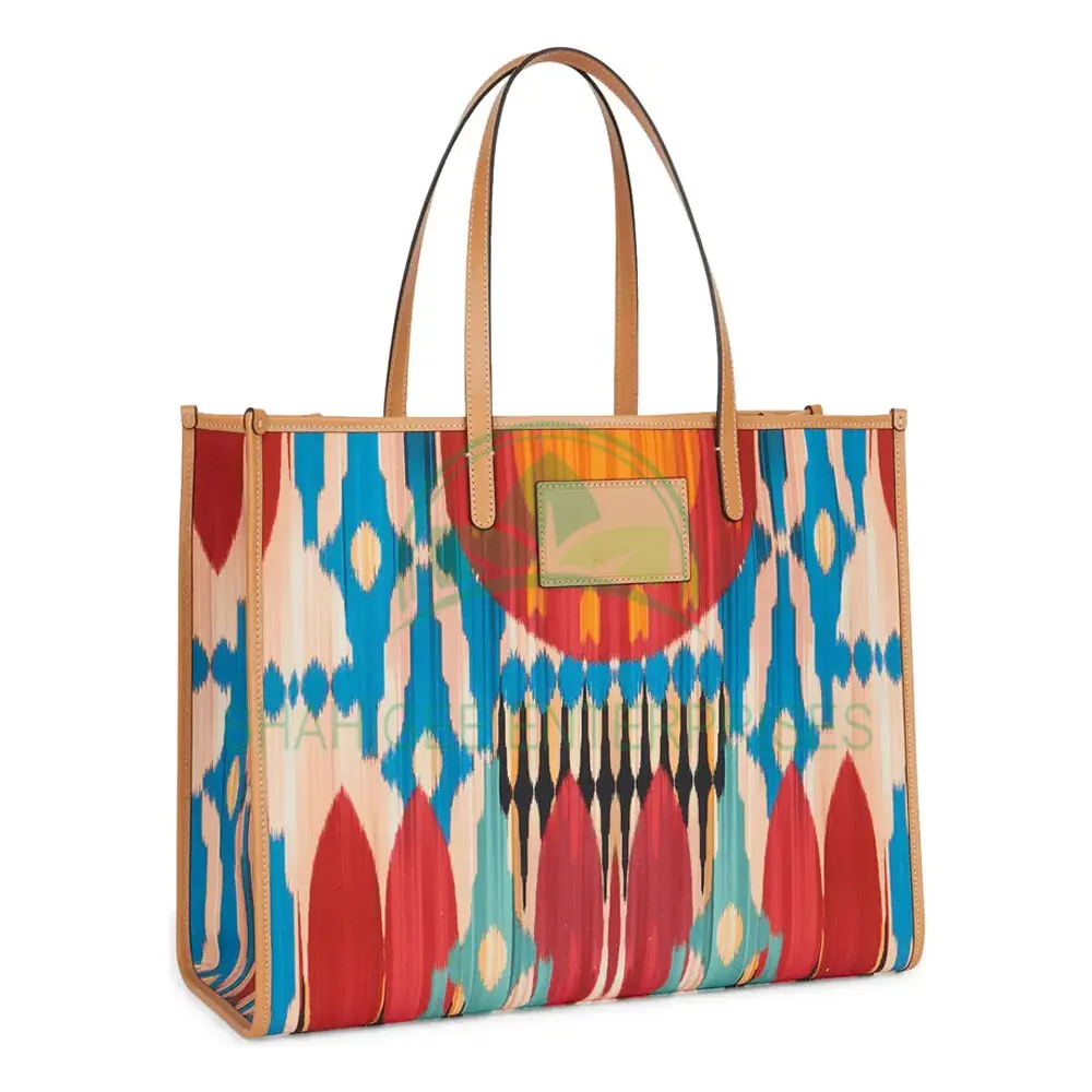 Custom Logo Printed Recyclable Plain Cotton Canvas Shopping Tote Bag Custom Large Capacity Canvas Tote Bag