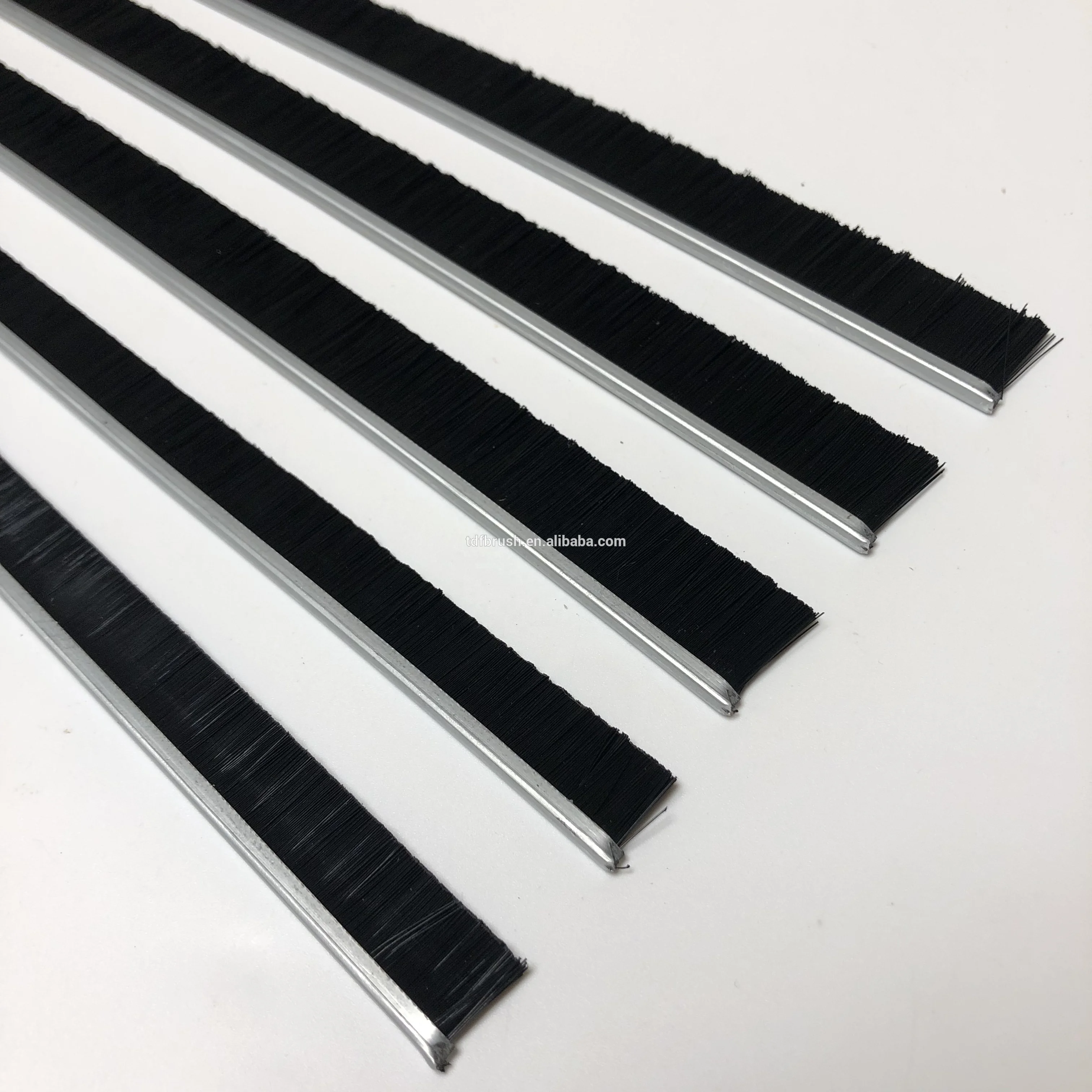 TDF Aluminium Door Seal with Brush for Sliding Door Bottom Weather Strip