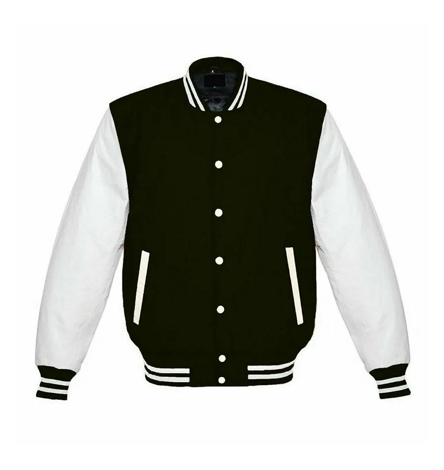 High Quality Leather Varsity Jacket with Fur Decoration Best Price for Winter Season Customizable with Your Logo