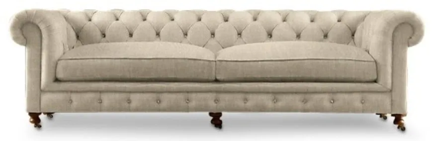  Высокое Качество Off White Цвет Ткань натуральная кожа высокого качества 3 местный диван-кровать