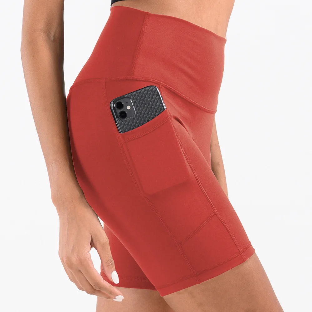 High Quality New Fashion hot sale women shorts side pocket gym workout shorts