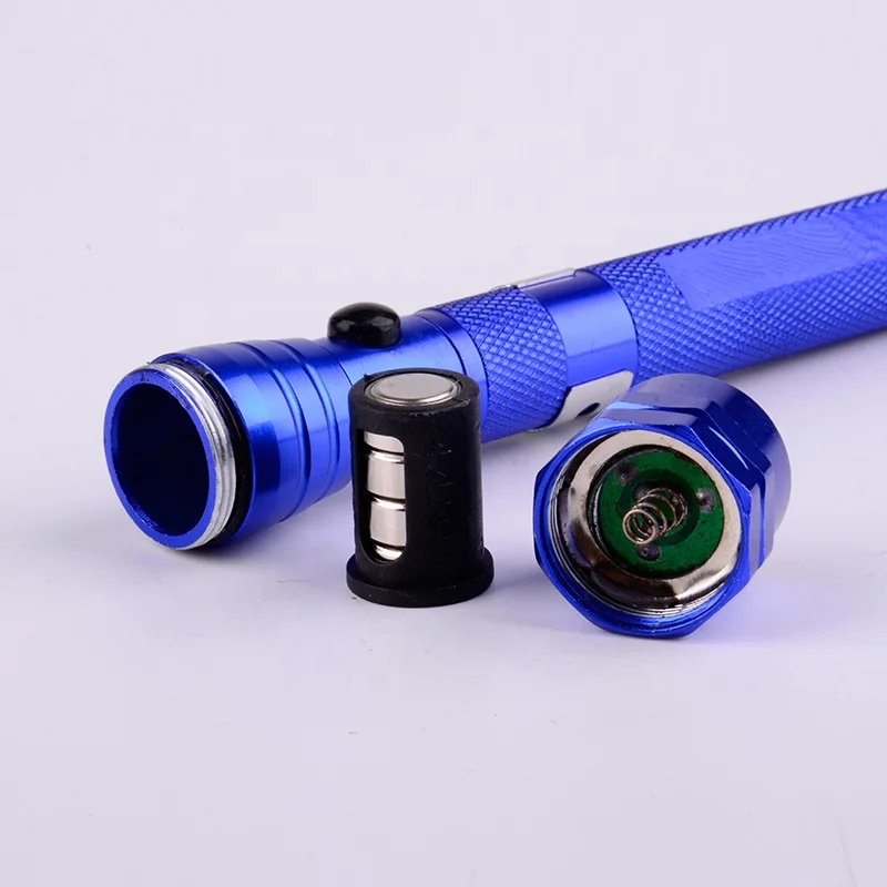 
Outdoor Usage Promotional 3 LED Extendable Magnetic Pickup Tool Flashlight 