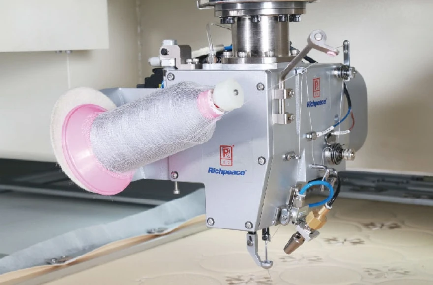 Richpeace Automatic Perforation+Embroidery+Sewing Machine