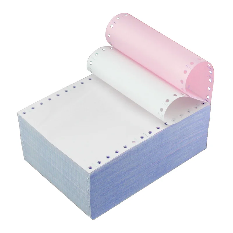  Hot sale office computer papers/carbonless 241mm/381mm from continue print paper