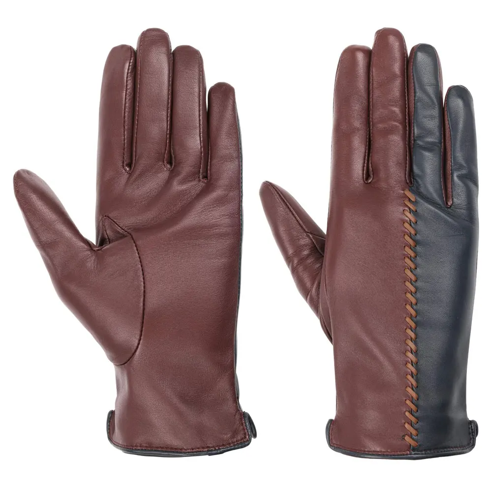 Wholesale High Quality Sheep Skin Ladies Zipper Leather High Quality Leather Gloves Brighton Leather Gloves