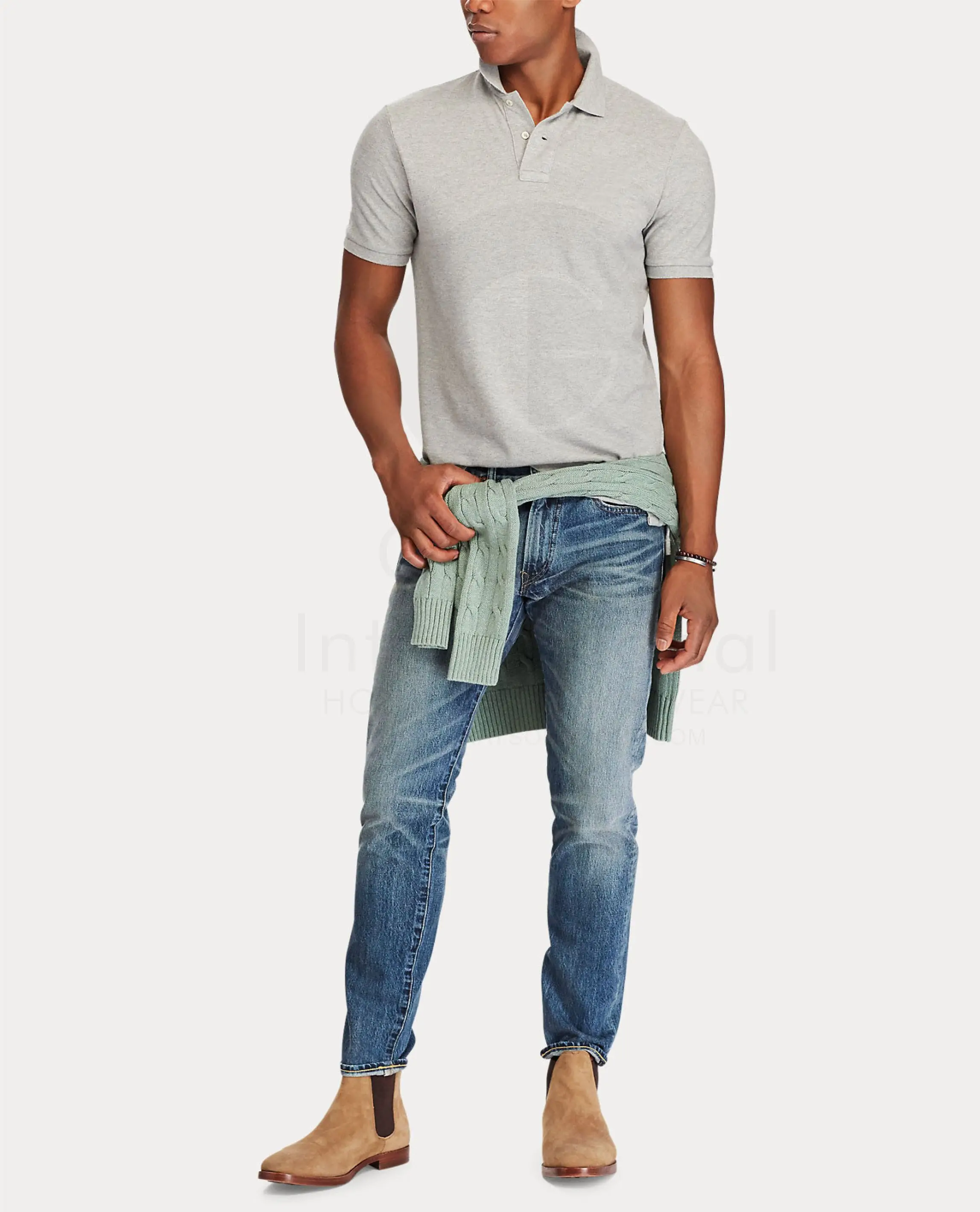  Мужские поло нового дизайна мужские рубашки из нейлона и спандекса смешанные от Grayson international