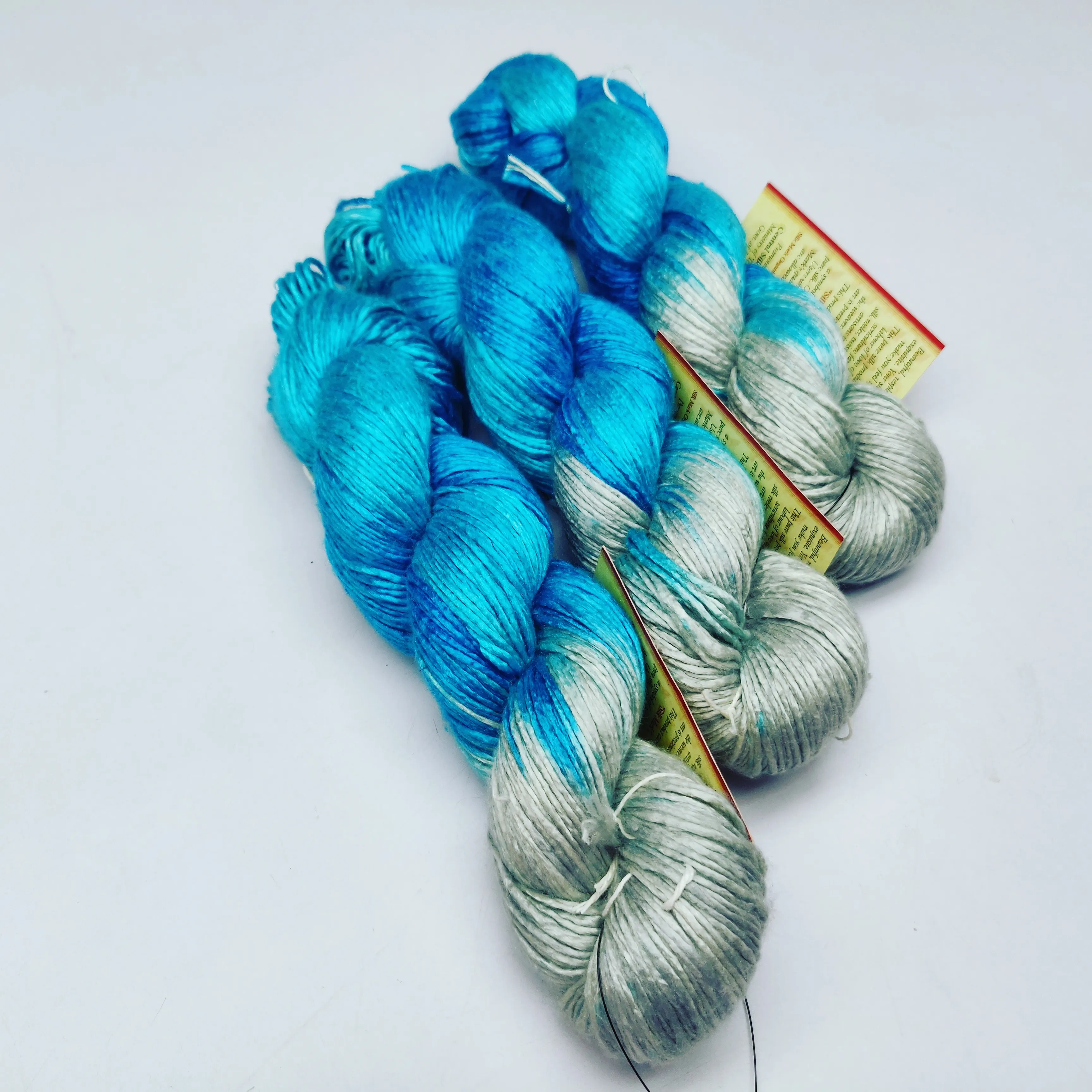 Mulberry duke silk yarn Raw Mulberry Yarn Silk for Weaving, Knitting, Ring Embroidery, crochet, scarf/sweater, art and craft