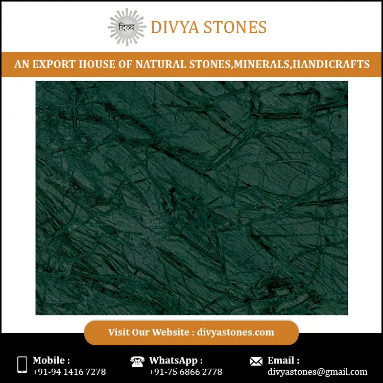  Индийское производство Лесной Зеленый Мраморный настил цена для оптовой поставки