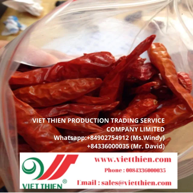 Сушеный Чили создан с превосходной технологией от ведущего во Вьетнаме завода обеспечивающего высокое качество по лучшей цене i